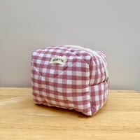 Image 2 of Dusky Pink Makeup Bag 