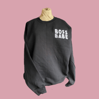 Image 1 of Boss Babe sweatshirt