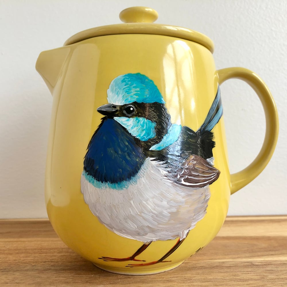 Superb Fairywren Teapot