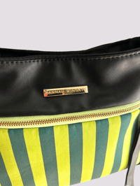 Image 18 of Green stripes crossbody