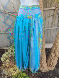Image 8 of Milan Hareems/ Bloomer/ Balloon  trousers with matching head scarf - turquoise3 upto size 14