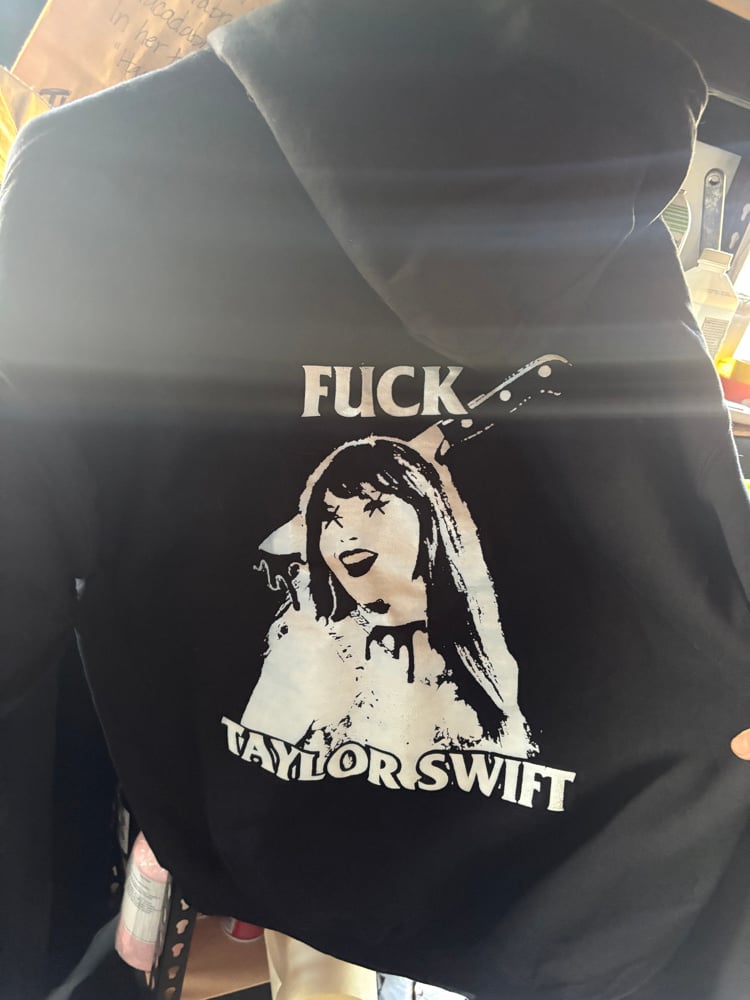 Image of F TAYLOR SWIFT HOODIE LARGE