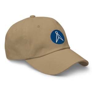 Circle Dad Hat In Khaki