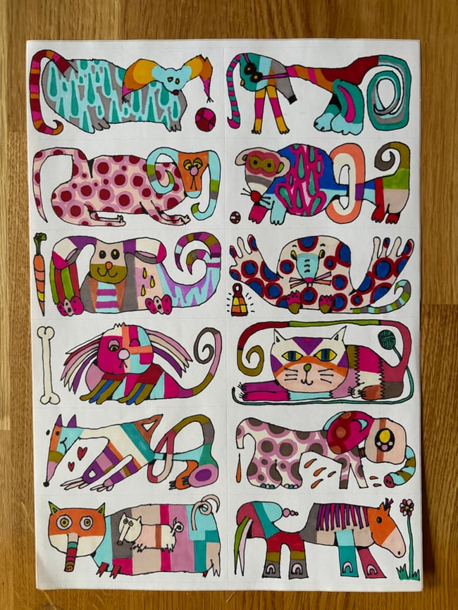 Animal Stickers 2026