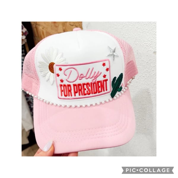 Image of Dolly For President Cap