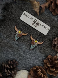 Image 1 of Desert Skull Earrings 