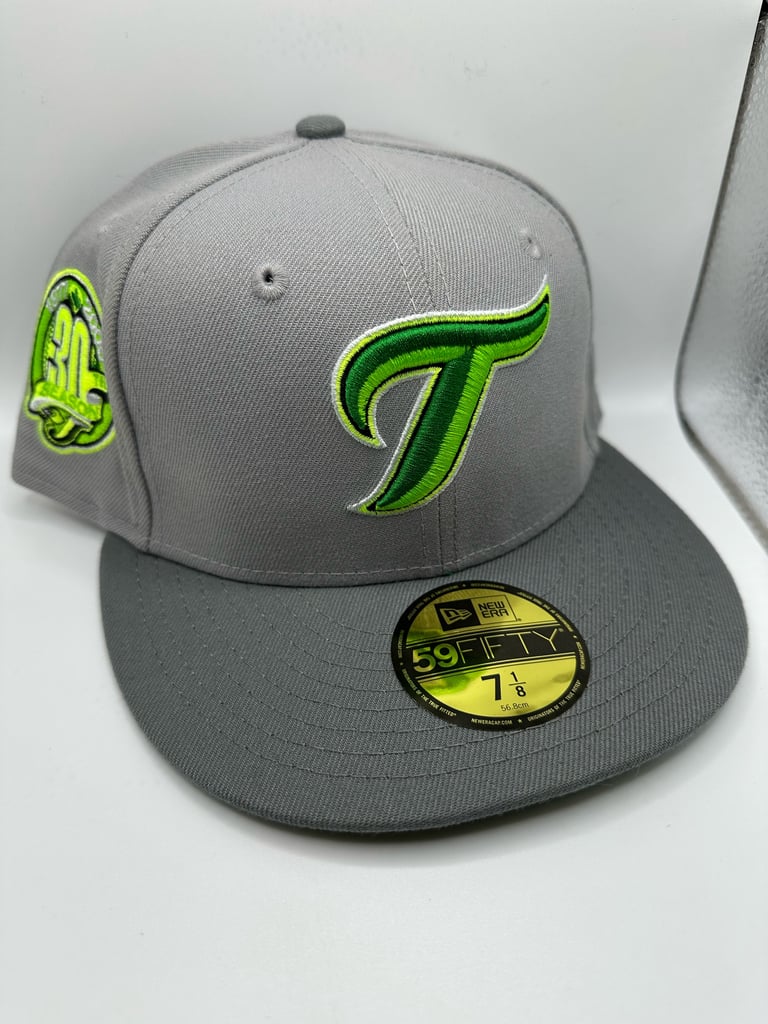 Toronto Blue Jays grey/lime 7 1/8 NEW ERA CAP