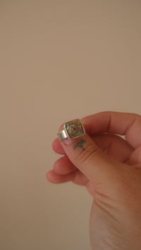Image 3 of Square Abalone Ring