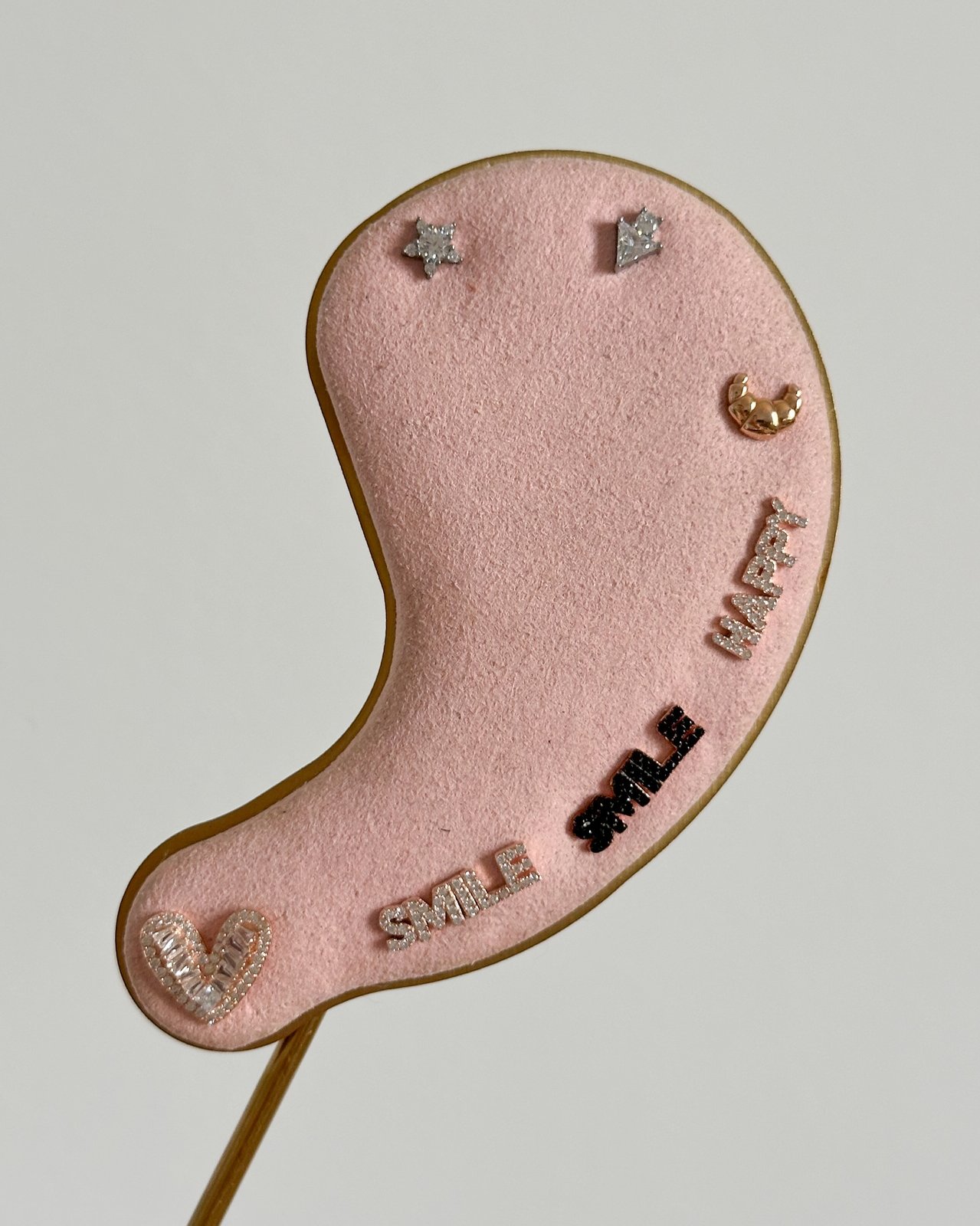 Orecchino A Cerchio Argento 925 Con Scritta Love - Gancio Francese - 4