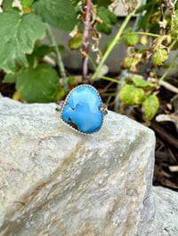 Image 4 of Chunky Golden Hills Turquoise Ring