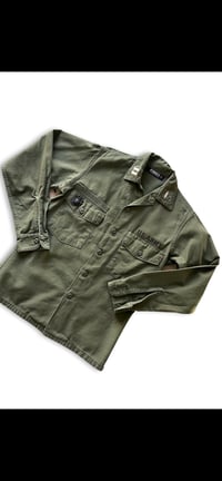 Image 2 of VINTAGE ARMY SHIRT JACKET ACDC