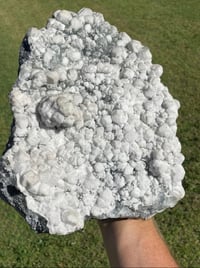 Image 11 of Green Fluorite With A Calcite Dusting Statement Piece #420
