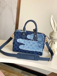 Image 8 of Patch Denim Speedy Bandoulière