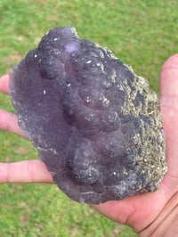 Image 15 of Purple Botryoidal Fluorite With Cubic Pyrite Specimen #447 