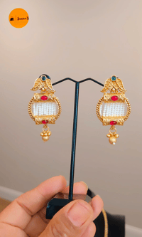 Image 2 of Lord Ganesha Temple Jewelry Set