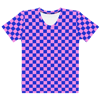 Pink Blue Checker Women's Tee