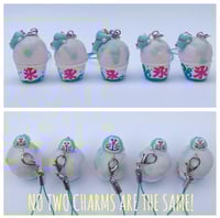 Image 4 of Robot Cat Inspired Japanese Snow Cone Shave Ice Polymer Clay Cell Phone Charm