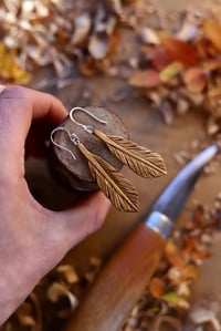 Image 2 of Feather  Earrings 