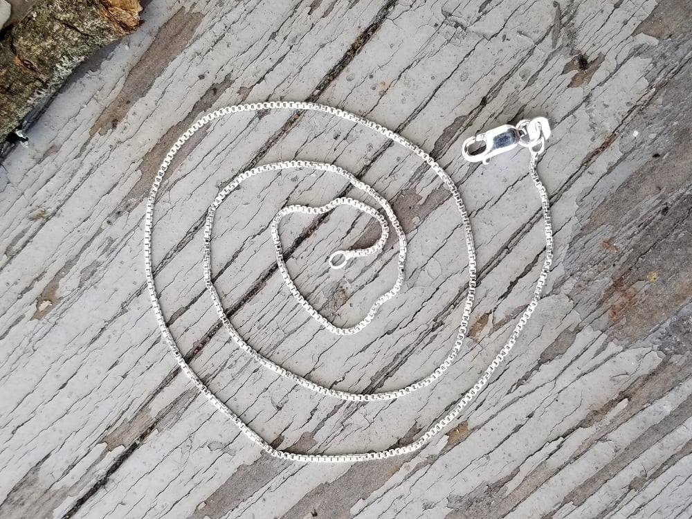 Image of Sterling Silver Box Chain