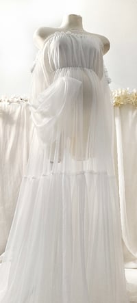 Image 3 of Tulle dress for photoshoots | Alexa | size universal | off white