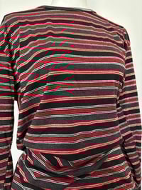 Image 2 of 00s Red Black top // L