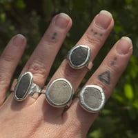 Image 3 of Beach pebble rings