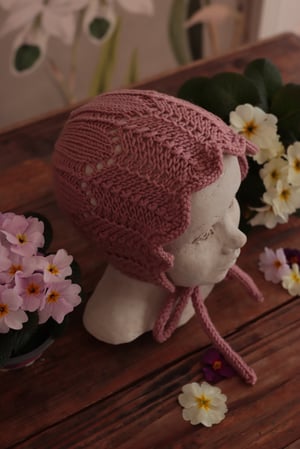 Image of Bonnet Bluebell - Dusty Rose - Size 6-12 Months 