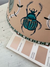 Image 4 of "The Arabella" - Hand Painted Decorative Shade for a Table Lamp