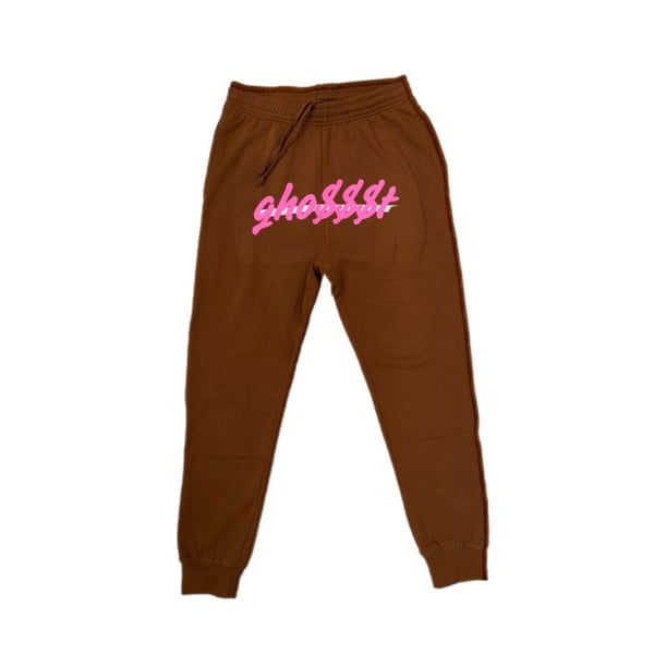 Image of Ghost $$$ Sweatpants in Brown/Pink