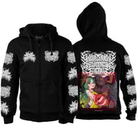 Image 3 of [PRE-ORDER] YANDERE CHAINSAW REGURGITATION FACTORY - PULLOVER/ZIP-UP HOODIES