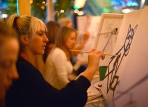 Image of Jolly Brush Sip and Paint Event July 9th