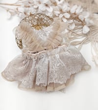 Image 4 of Newborn body-dress for photoshoot | Elise | beige