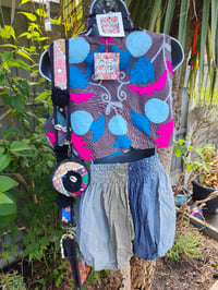 Image 4 of Bloomer shorts -Grey / Blue- 8-14