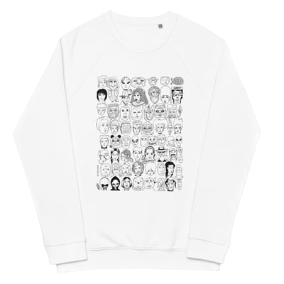 Image of CHANGES III - Unisex organic raglan sweatshirt