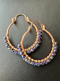 Image 3 of Lapis Lazuli Swing Earrings