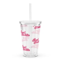 Image 3 of Bead Baddie Clear plastic tumbler