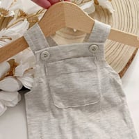 Image 3 of Newborn boys romper Dylan - light grey melange