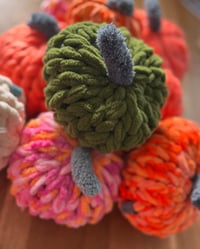 Image 4 of Chunky Knit Pumpkin Cushion
