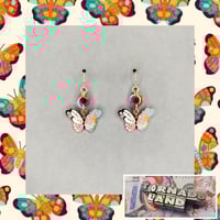 Floral Butterfly Earrings
