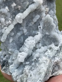 Image 12 of Green Cubic Fluorite With Sugar Quartz #653