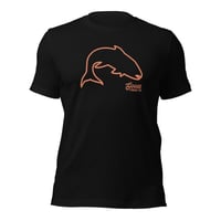 Image 2 of Goose Creek Co Trout Outline Rainbow Unisex t-shirt