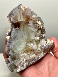 Image 8 of QR Code Fluorite & Barite Specimen #2586