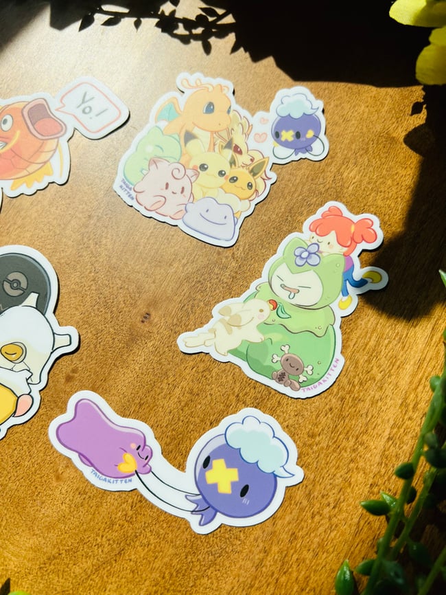 Pokopia Stickers