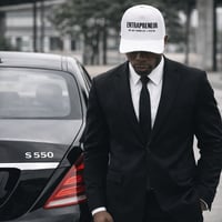 Image 2 of ENTRAPRENEUR Signature White Cap