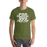 Image 5 of MY GOD IS FRESH LOGO TEE