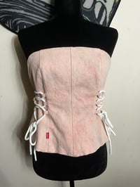 Image 2 of Pink Levi Jeans redesigned Corset