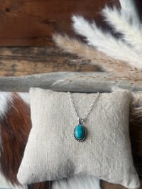 Image 3 of Dust & Turquoise Necklace