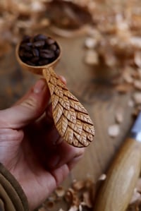 Image 3 of Falling Leaves-Coffee Scoop