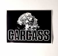 Image 1 of Carcass Anatomical Skinless Head Glossy Finish LAMINATED Vinyl Sticker