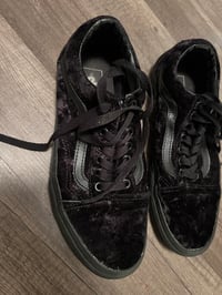 Image 2 of velour Vans 